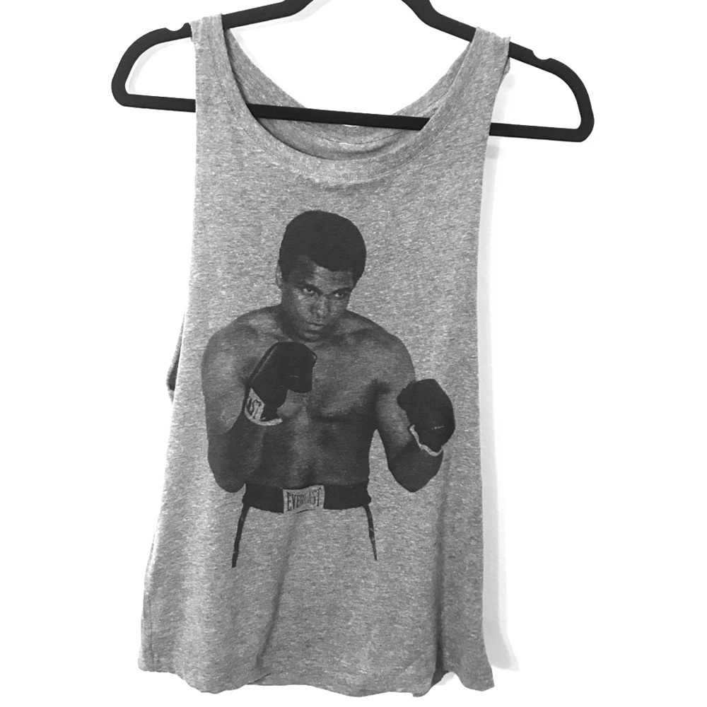 AMERICAN APPAREL tri blend muscle top Size XS